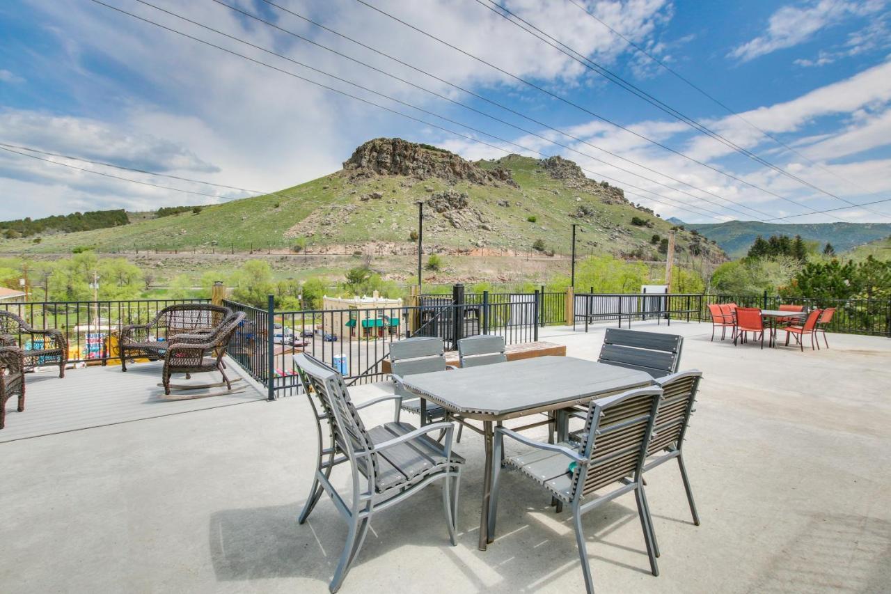 Central Lava Hot Springs Studio With Deck And Views! Luaran gambar