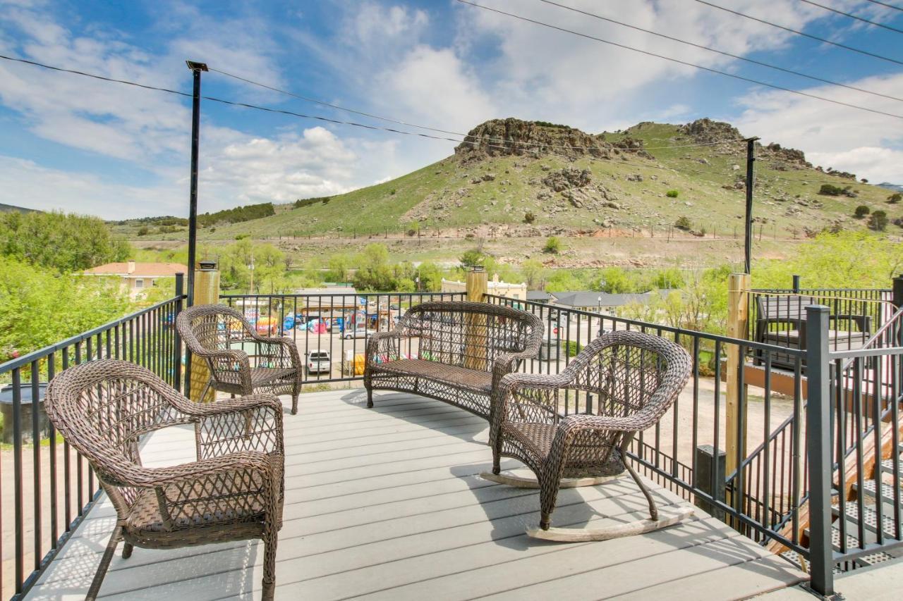 Central Lava Hot Springs Studio With Deck And Views! Luaran gambar