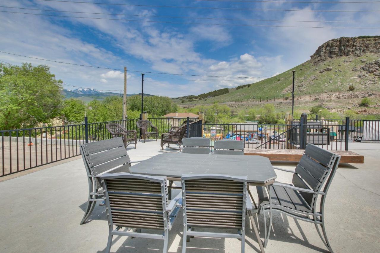 Central Lava Hot Springs Studio With Deck And Views! Luaran gambar